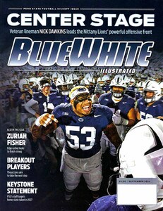 Blue White Illustrated September 2025 cover